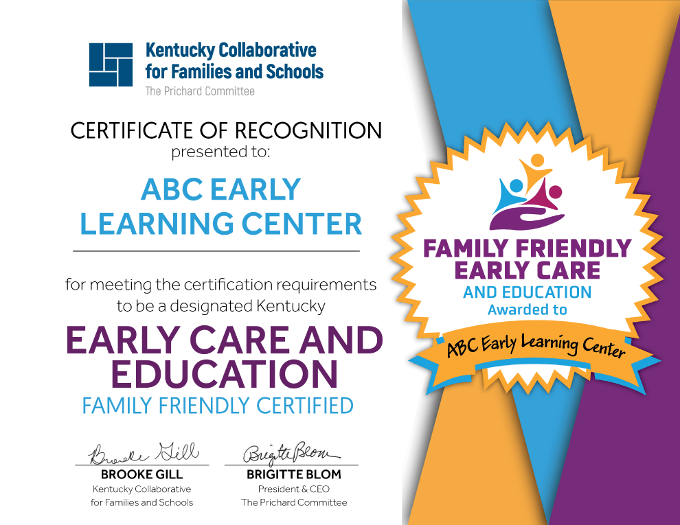 Earlyeducation.familyfriendlyschoolcertificatescreenshot