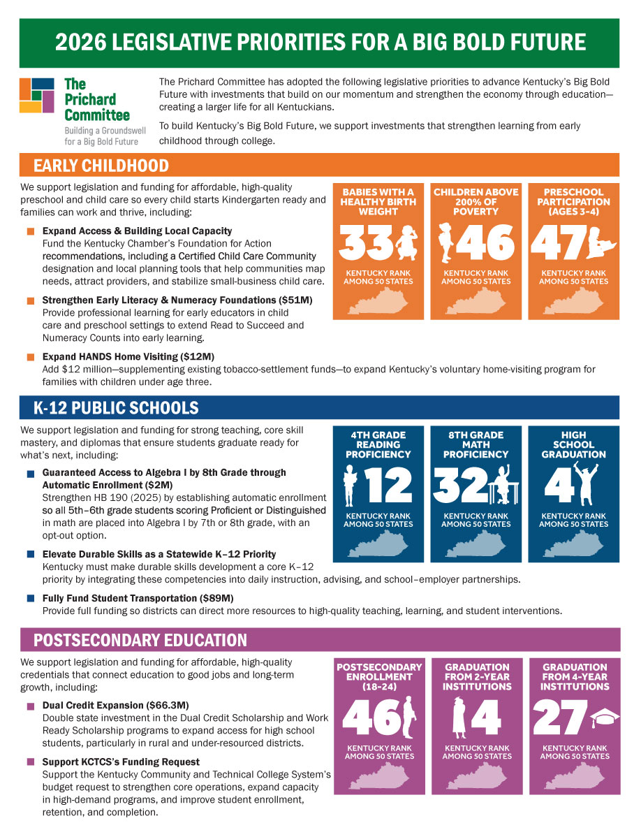 2026 Legislative Action Toolkit – Prichard Committee for Academic Excellence